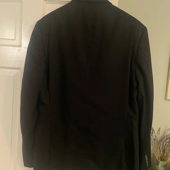 Calvin Klein Black Sport Coat Blazer Classic Tailoring